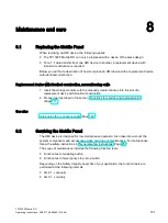 Preview for 151 page of Siemens SIMATIC HMI TP1000F Mobile RO Operating Instructions Manual