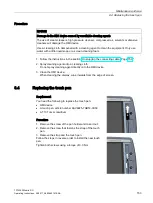 Preview for 153 page of Siemens SIMATIC HMI TP1000F Mobile RO Operating Instructions Manual