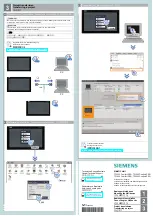 Предварительный просмотр 2 страницы Siemens SIMATIC HMI TP1200 Comfort Quick Start Manual