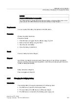 Preview for 89 page of Siemens SIMATIC HMI Operating Instructions Manual