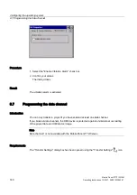 Preview for 160 page of Siemens SIMATIC HMI Operating Instructions Manual