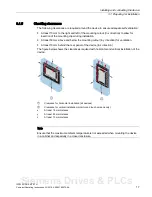 Предварительный просмотр 17 страницы Siemens SIMATIC Industrial Flat Panel IFP2200 Compact Operating Instructions