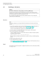 Preview for 42 page of Siemens SIMATIC IPC1047E Operating Instructions Manual