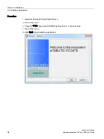 Предварительный просмотр 62 страницы Siemens SIMATIC IPC347E Operating Instructions Manual