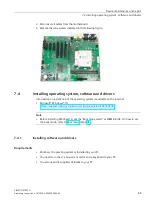 Предварительный просмотр 65 страницы Siemens SIMATIC IPC347G Operating Instructions Manual