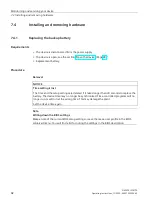 Предварительный просмотр 92 страницы Siemens SIMATIC IPC477E Operating Instructions Manual
