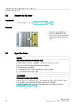 Preview for 62 page of Siemens SIMATIC IPC547E Operating Instructions Manual