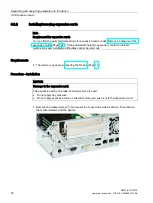 Preview for 74 page of Siemens SIMATIC IPC627E Operating Instructions Manual