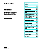 Preview for 1 page of Siemens SIMATIC Mobile Client900RFN Operating Instructions Manual