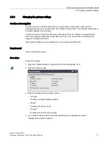 Preview for 77 page of Siemens SIMATIC Mobile Client900RFN Operating Instructions Manual