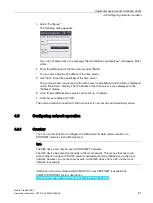 Preview for 81 page of Siemens SIMATIC Mobile Client900RFN Operating Instructions Manual