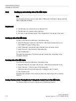 Preview for 110 page of Siemens SIMATIC Mobile Client900RFN Operating Instructions Manual