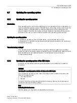 Preview for 111 page of Siemens SIMATIC Mobile Client900RFN Operating Instructions Manual