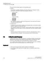 Preview for 116 page of Siemens SIMATIC Mobile Client900RFN Operating Instructions Manual