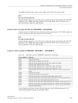 Предварительный просмотр 193 страницы Siemens SIMATIC MV500 Operating Instructions Manual