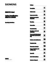 Siemens SIMATIC MV540 H Operating Instructions Manual предпросмотр