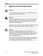 Предварительный просмотр 8 страницы Siemens SIMATIC NET ANT793-8DN Operating Instructions Manual