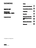 Предварительный просмотр 1 страницы Siemens SIMATIC NET CP 1243-1 DNP3 Configuration Manual