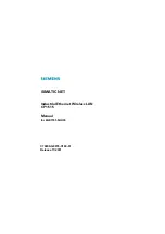 Siemens SIMATIC NET CP 1515 Manual preview