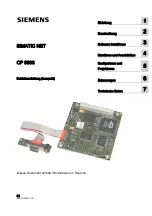 Preview for 3 page of Siemens SIMATIC NET CP 5603 Operating Instructions Manual