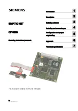 Preview for 23 page of Siemens SIMATIC NET CP 5603 Operating Instructions Manual