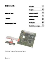 Preview for 43 page of Siemens SIMATIC NET CP 5603 Operating Instructions Manual