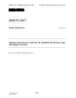 Preview for 291 page of Siemens SIMATIC NET PROFIBUS Owner'S Manual