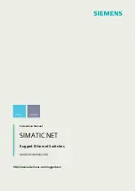 Предварительный просмотр 1 страницы Siemens SIMATIC NET RUGGEDCOM RSG2300 Installation Manual