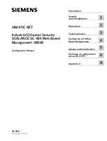 Siemens SIMATIC NET SCALANCE SC-600 Configuration Manual предпросмотр