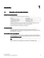 Preview for 5 page of Siemens SIMATIC NET SCALANCE W786C Series Operating Instructions Manual