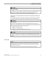 Preview for 23 page of Siemens SIMATIC NET SCALANCE XC-100 Operating Instructions Manual