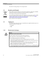 Предварительный просмотр 10 страницы Siemens SIMATIC NET SCALANCE XCM-300 Product Manual