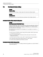 Preview for 66 page of Siemens SIMATIC NET SCALANCE XM-400 Operating Instructions Manual