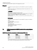 Предварительный просмотр 262 страницы Siemens SIMATIC NET TeleControl SINAUT ST7 System Manual