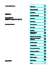 Preview for 3 page of Siemens SIMATIC Rack PC 840 V2 Operating Instructions Manual