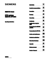 Siemens SIMATIC RF166C Operating Instructions Manual preview