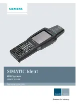 Siemens SIMATIC RF310M Operating Instructions Manual preview