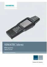 Preview for 1 page of Siemens SIMATIC RF310M Operating Instructions Manual