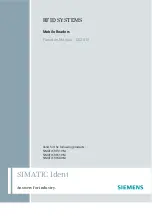 Siemens SIMATIC RF610M Function Manual preview