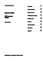 Siemens SIMATIC RF660 System Manual preview