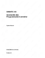 Предварительный просмотр 3 страницы Siemens SIMATIC S5-90U System Manual