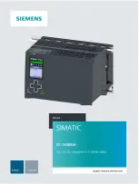 Предварительный просмотр 1 страницы Siemens SIMATIC S7-1500R/H Manual