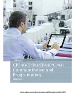 Siemens SIMATIC S7 CP340 Programming Manual предпросмотр