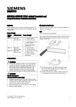 Preview for 3 page of Siemens SIMATIC SBS1-50 Hardware Installation Instructions
