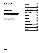 Siemens SIMATIC SCALANCE X-300M PoE Compact Operating Instructions preview
