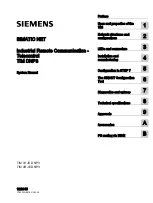 Siemens SIMATIC TIM 3V-IE DNP3 System Manual preview