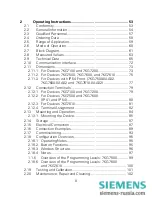 Preview for 3 page of Siemens SIMEAS P 7KG7100 Operating Instructions Manual