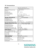 Preview for 16 page of Siemens SIMEAS P 7KG7100 Operating Instructions Manual