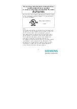 Preview for 3 page of Siemens SIMEAS P 7KG7550 Operating Instructions Manual