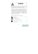 Preview for 6 page of Siemens SIMEAS P 7KG7550 Operating Instructions Manual